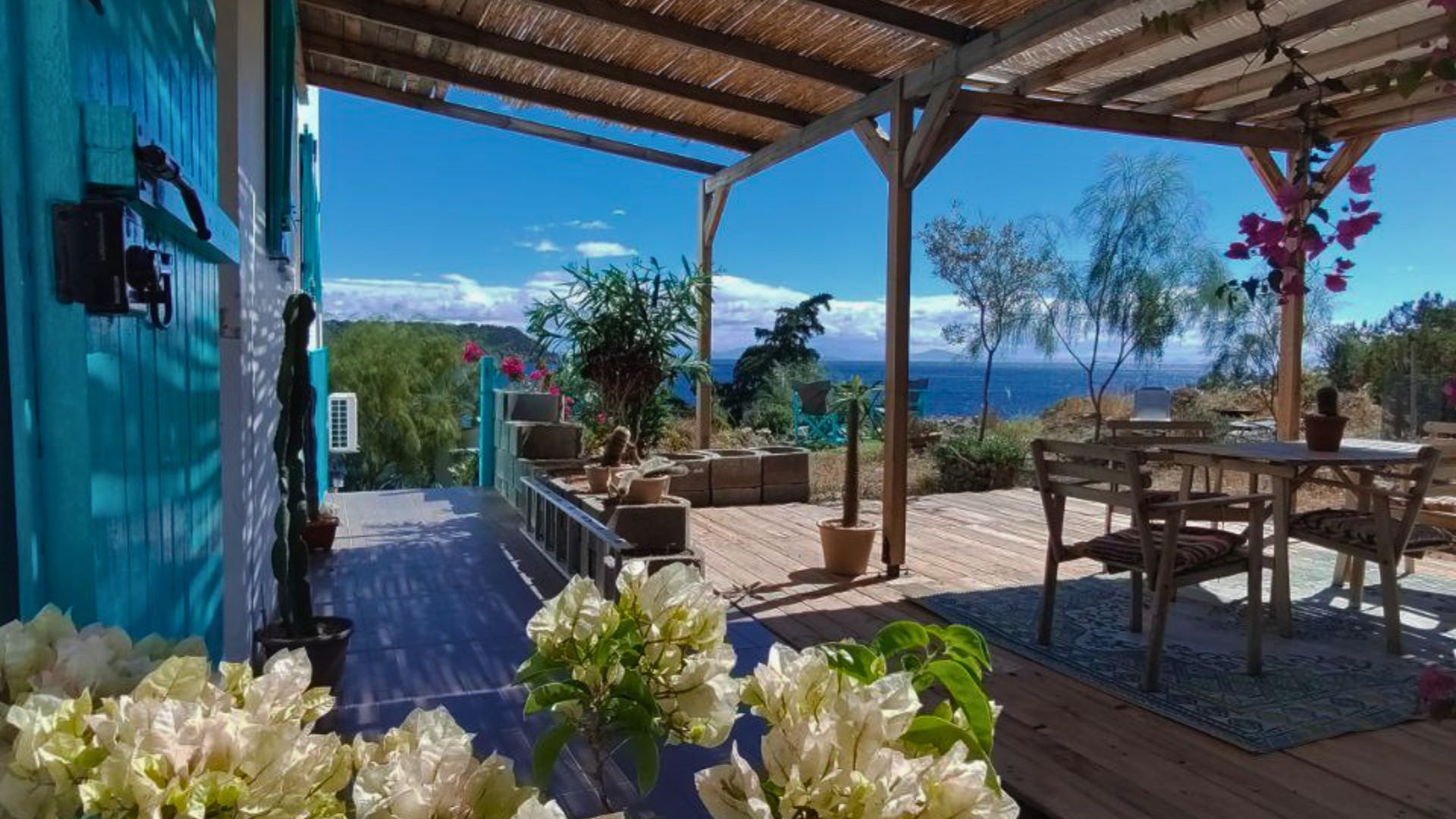Greek Villa at Oneiro Glico Agia Marina Aegina | First Terrace